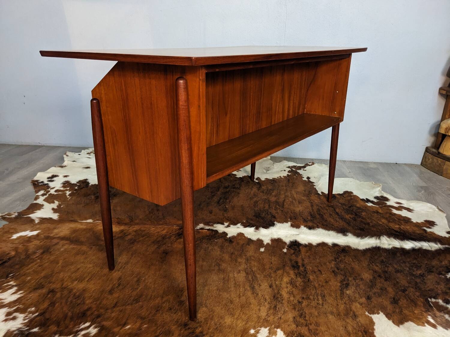 Small Scandinavian teak desk