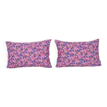 Set of 2 vintage Turkish cushion covers 58x38 cm
