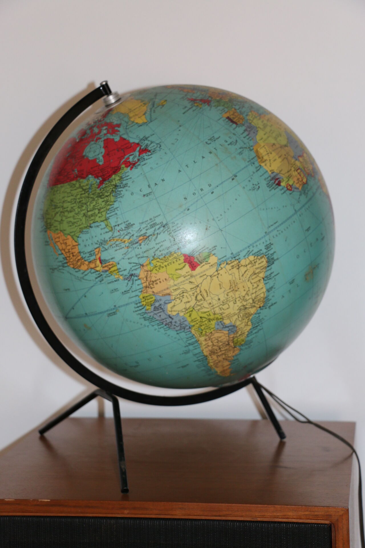 Luminous globe XXL TARIDE glass 1967