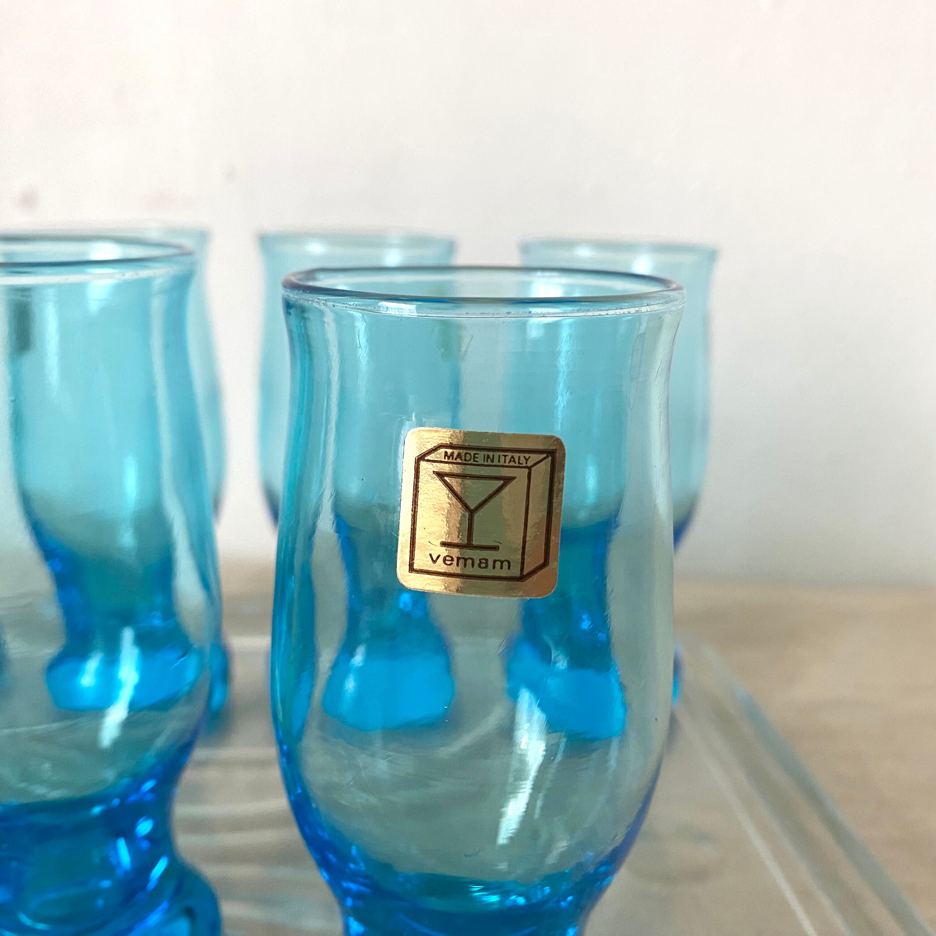 Verres apéritif vintage Vemam Italy