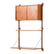 Scandinavian home office teak wall unit model Ergo by John Texmon, Norway