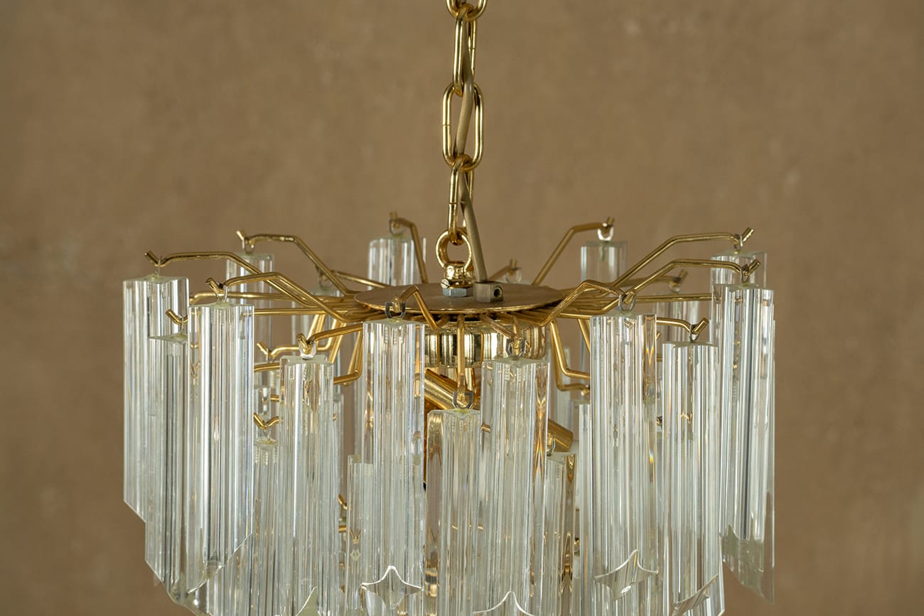 Venini Murano chandelier, Italy 1970s