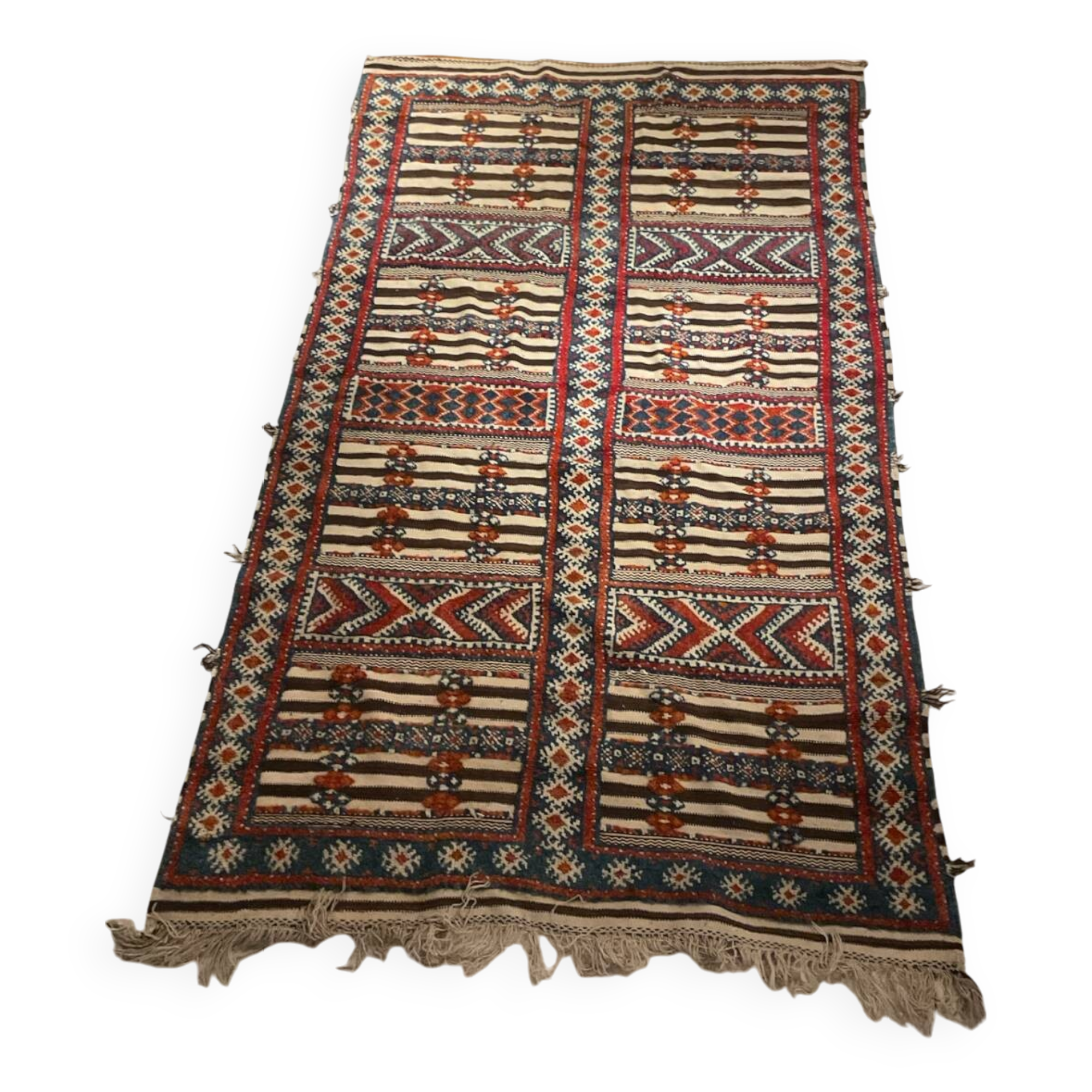 Vintage Moroccan Berber High Atlas Rug
