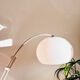 Vintage booglamp jaren 70 Hustadt Leuchten