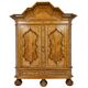18th-century baroque wardrobe in ash - Elbląg