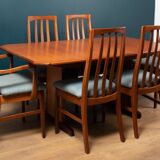 G Plan table & 6 chairs 1960