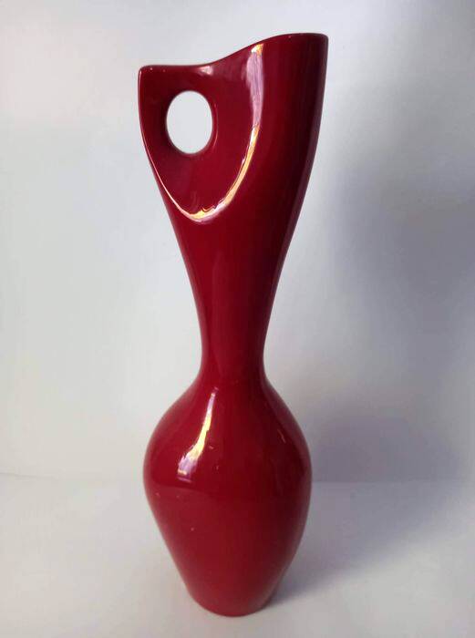 Vintage Eosin Vase • Porcelain • Fürtös György • Zsolnay • 1960