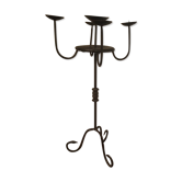 Chandelier 5 candles in wrought iron