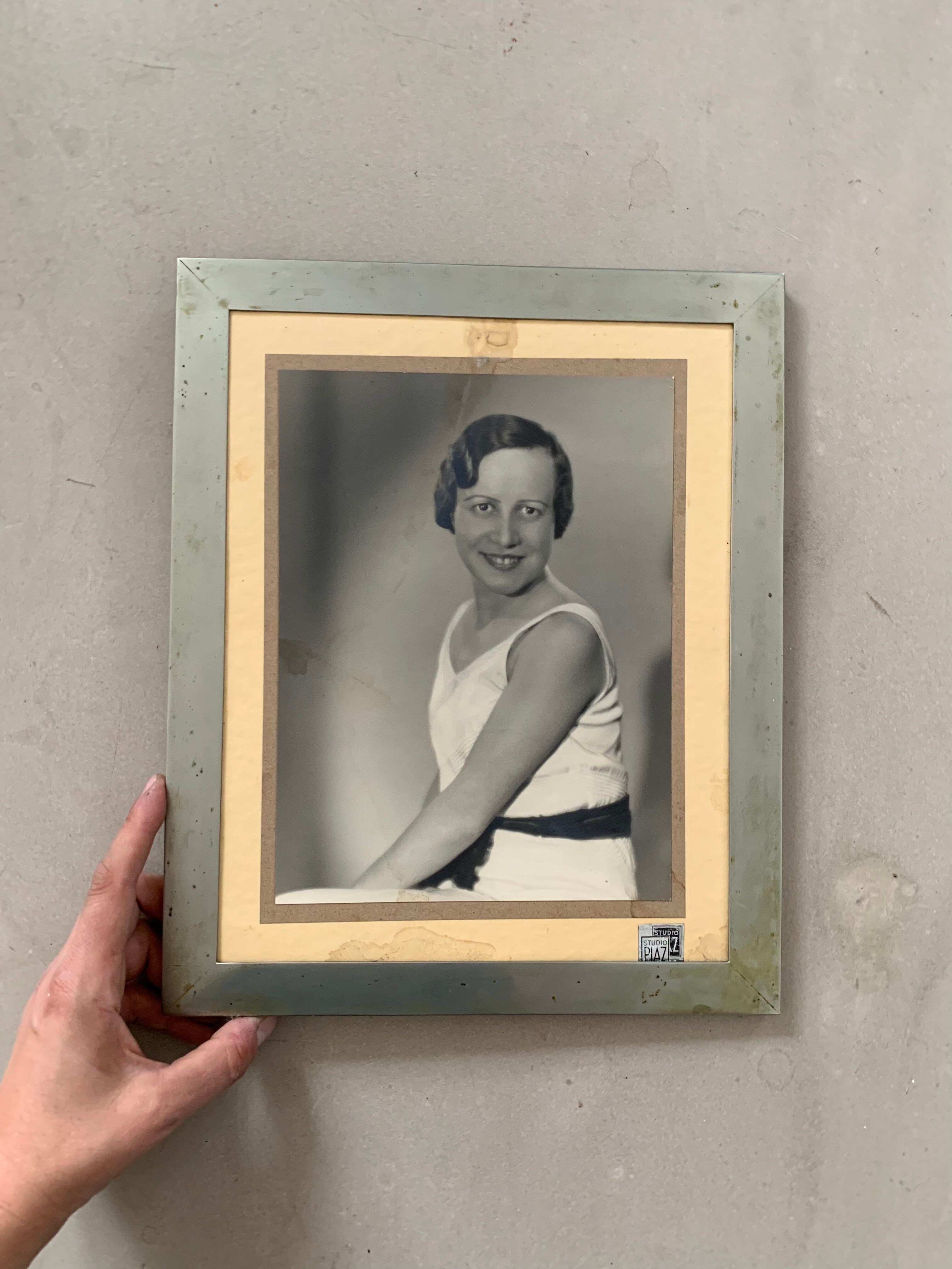 Old metal frame