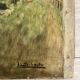 Landscape in oil on canvas signed
