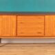 Retro Teak Danish 1960s Long Mid Century Sideboard By Clausen & Søn Denmark
