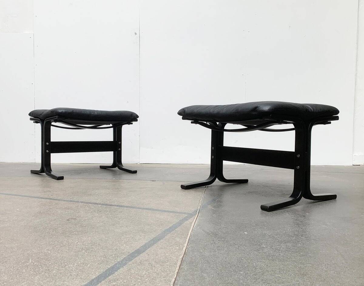 Norwegian Siesta Lounge Ottoman Chair by Ingmar Relling for Rybo