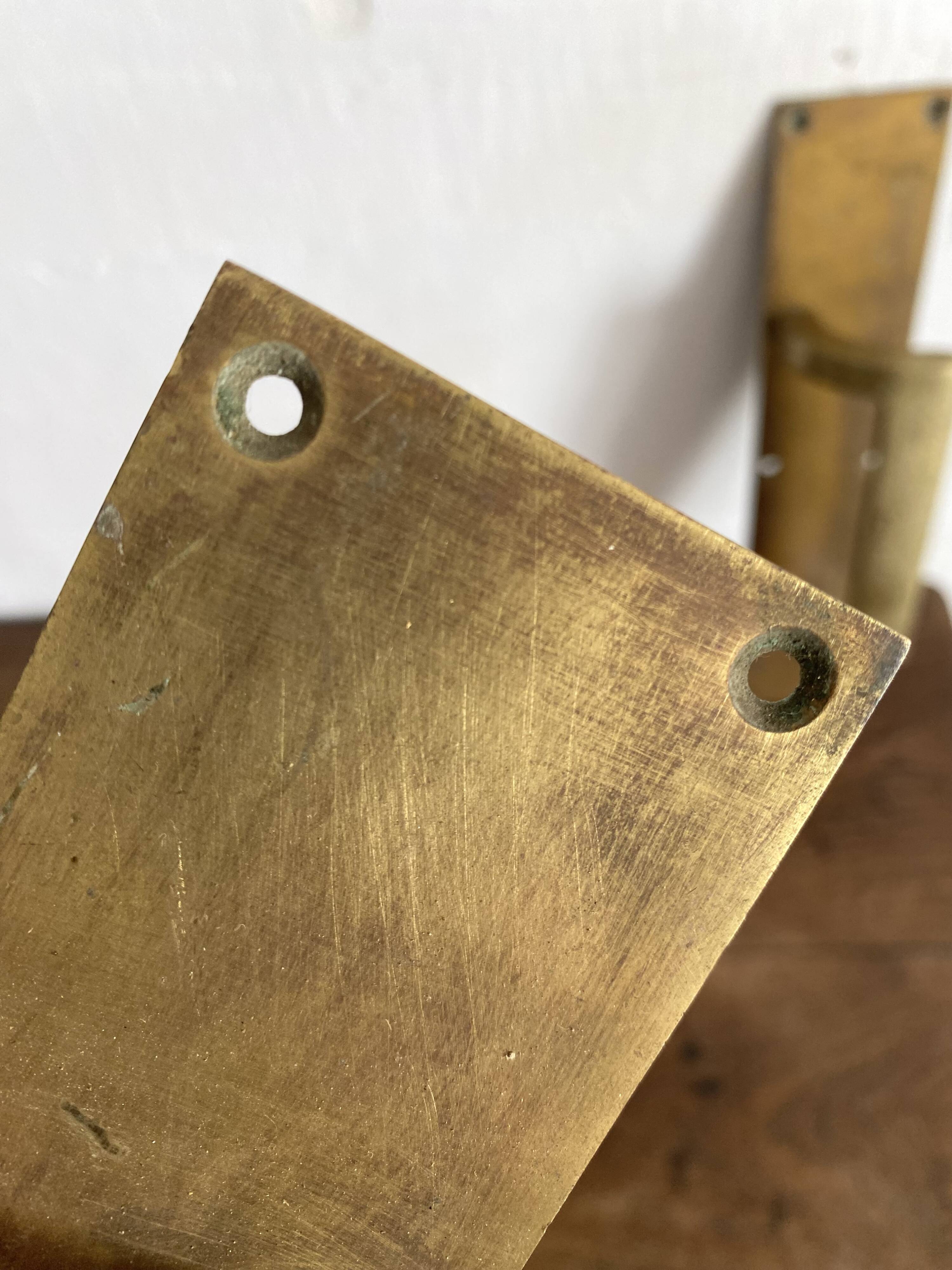 Solid brass door handles, pull handles – Industrial design