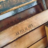 Folding chairs "by the wood fire"