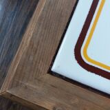 70s earthenware tile trivet