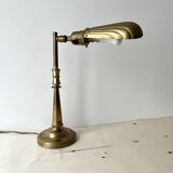 Old 50s "shell" desk lamp, vintage lighting