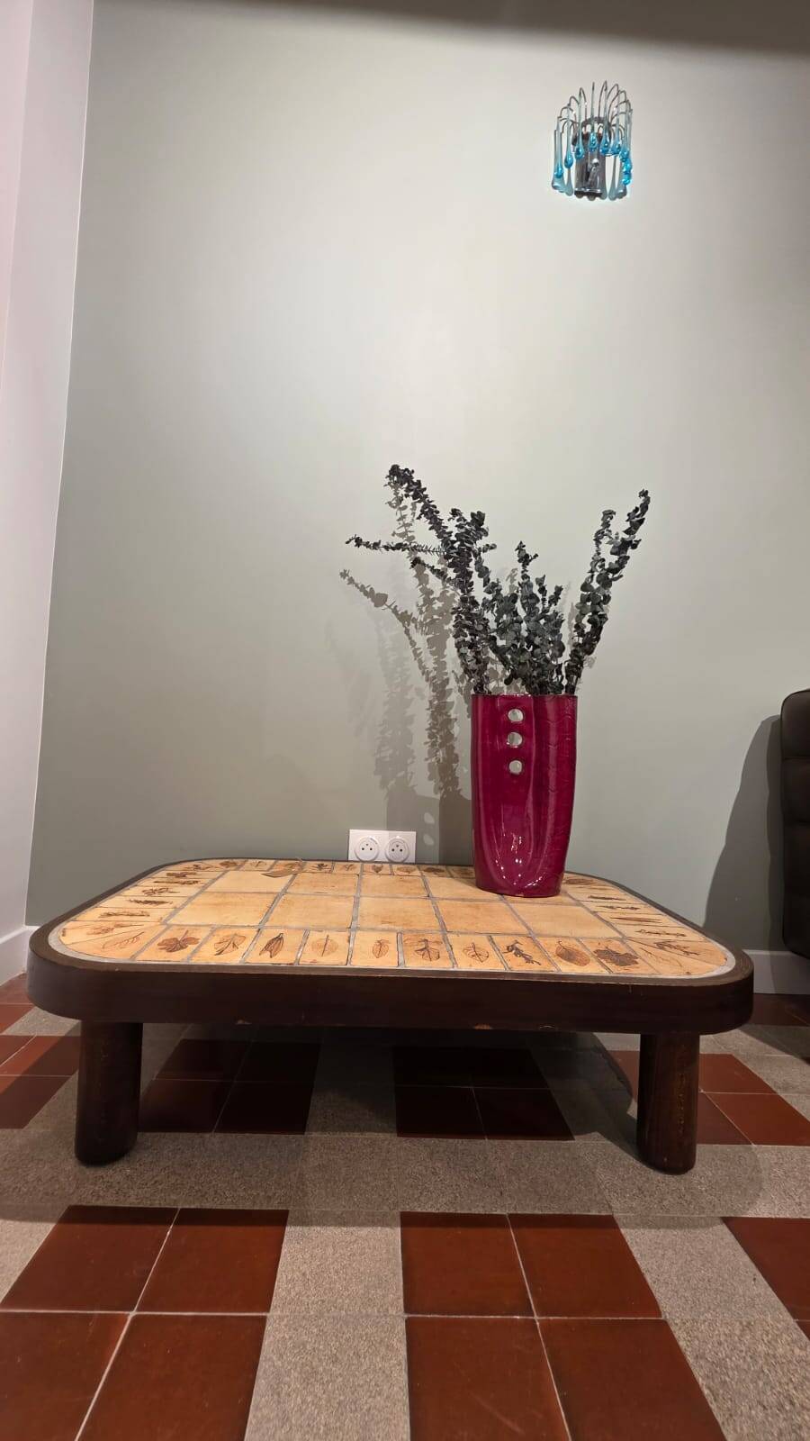 Table basse Roger Capron "Herbiers"