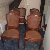 Chaises en rotin et osier
