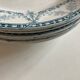Set of 5 plates of earthenware Creil and Montereau early 20th