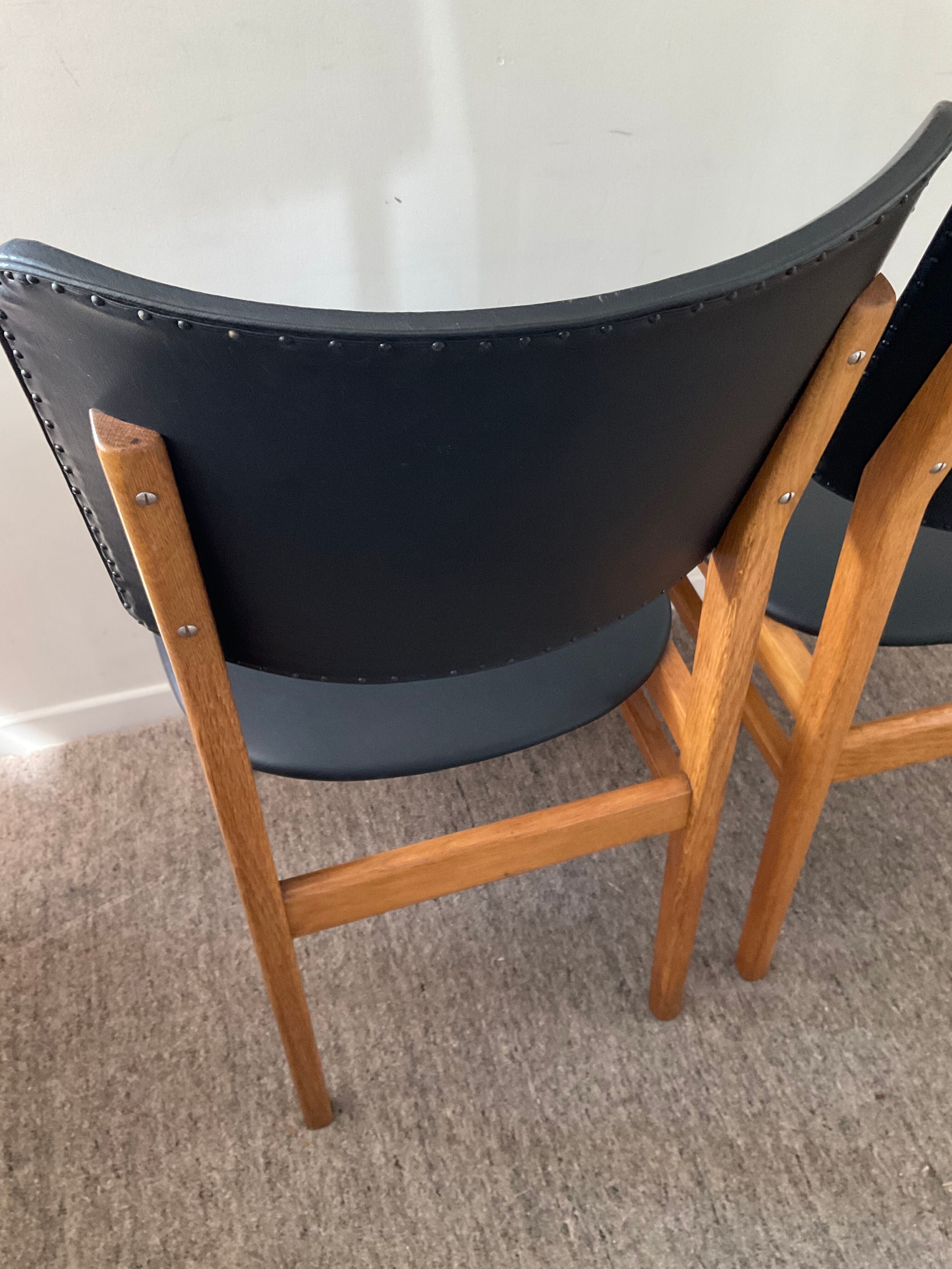 Pair of Scandinavian chairs from the 60s in teak
