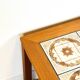 Scandinavian coffee table in teak and ceramic 1960