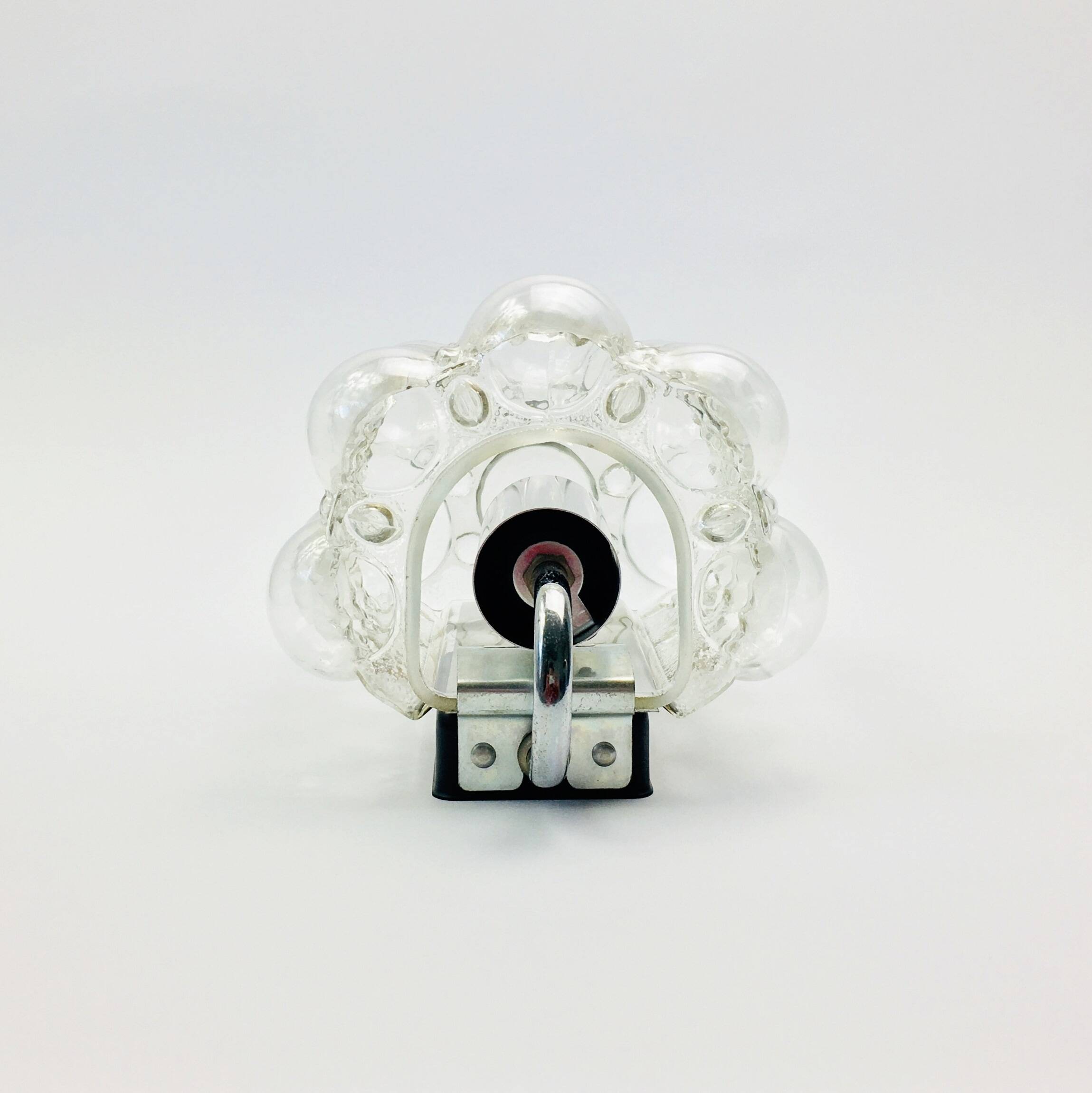 Large Bubble Glass Wall Light/Sconce by Helena Tynell for Limburg, Germany, 1960s