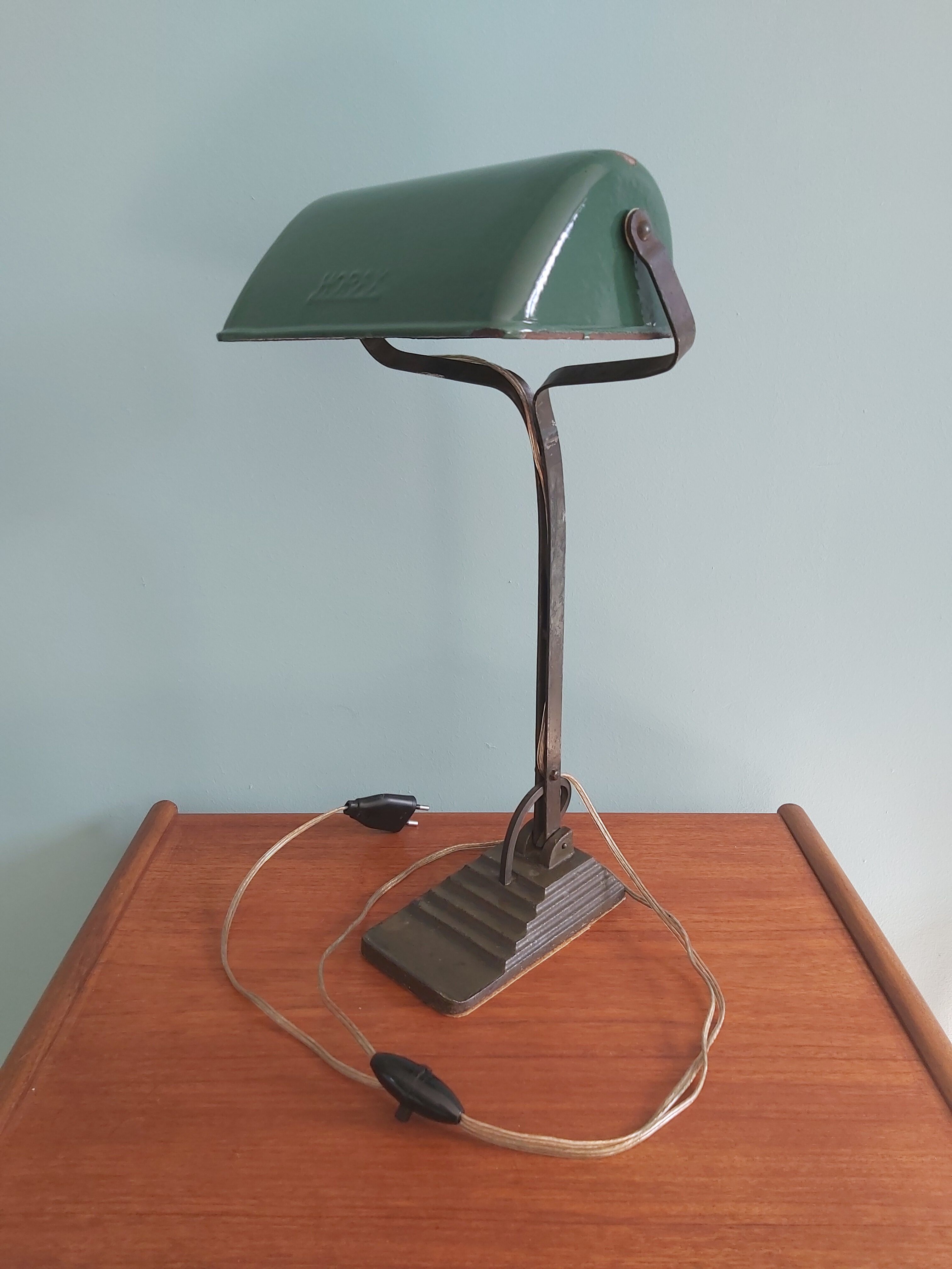 Horax desk lamp, Bauhaus design, 30s