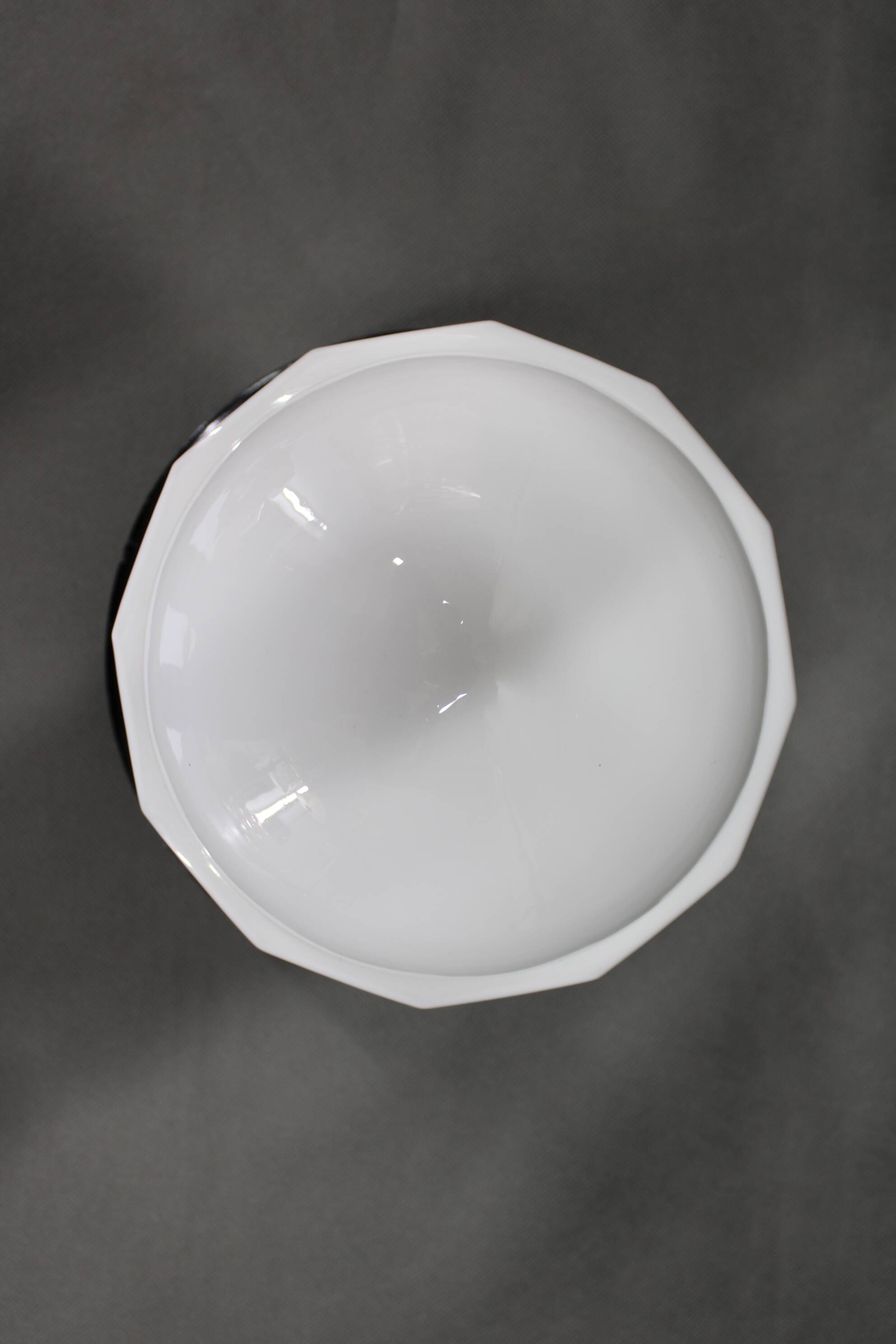 1920s Secession Brass and Glass Table lamp, Czechoslovakia