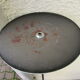 Lamppost 70 double spots vintage - white plate