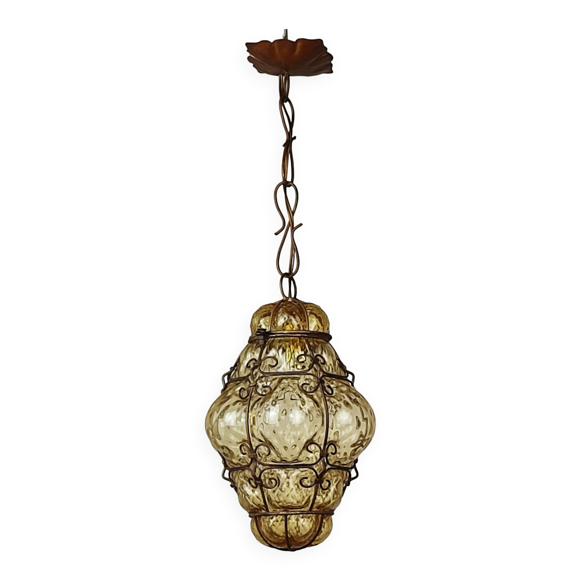 Venetian blown glass suspension