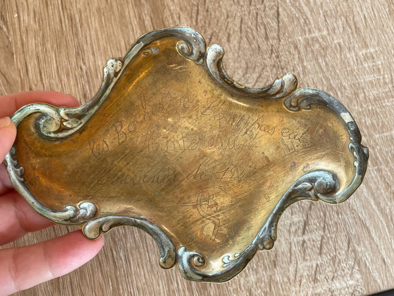 Art Nouveau trinket tray