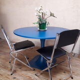 Table ronde piétement d'Étienne Fermigier 1970