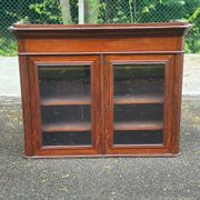 Bibliothèque vitrée style Louis Philippe du XIXème siècle en bois massif