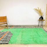 Green Moroccan rug 150/250cm