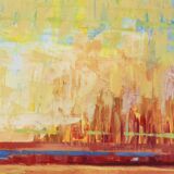 Cuadro abstracto al oleo. Abstract oil painting.