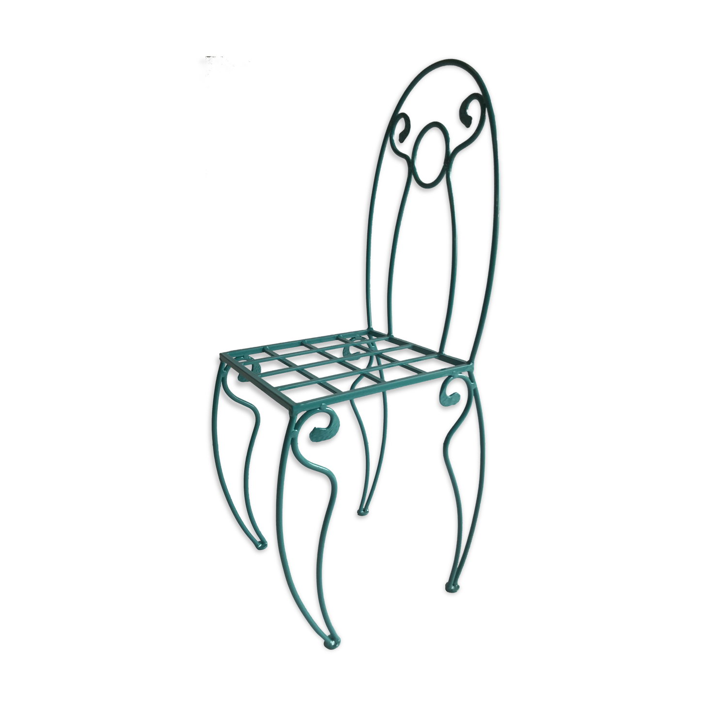 Art Deco wrought iron chair