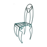 Art Deco wrought iron chair