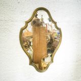 Miroir baroque doré 59x39cm