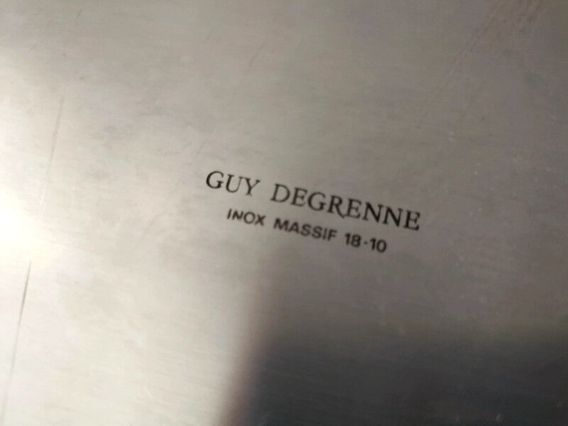 Guy Degrenne solid stainless steel dish