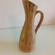 Soliflore vase in cermal Fat Lava beige by Dumler - Beiden / vintage 60-70