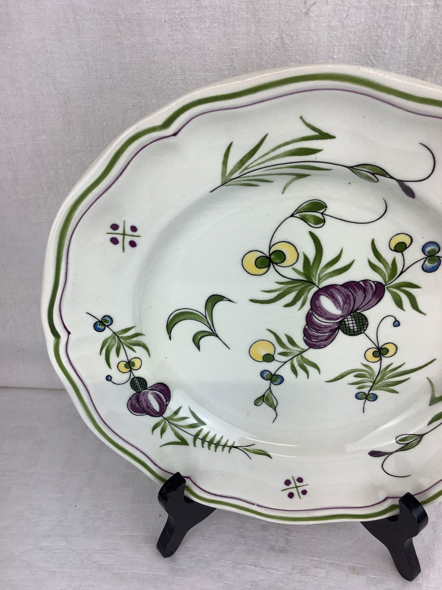 Assiette Décorative ou Plat Longchamp France