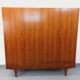 Vintage Scandinavian style teak wardrobe from the 60s