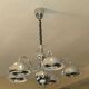 Chrome chandelier by gioffredo reggiani, 1970s