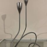 Black Blum Loop Candle Holder