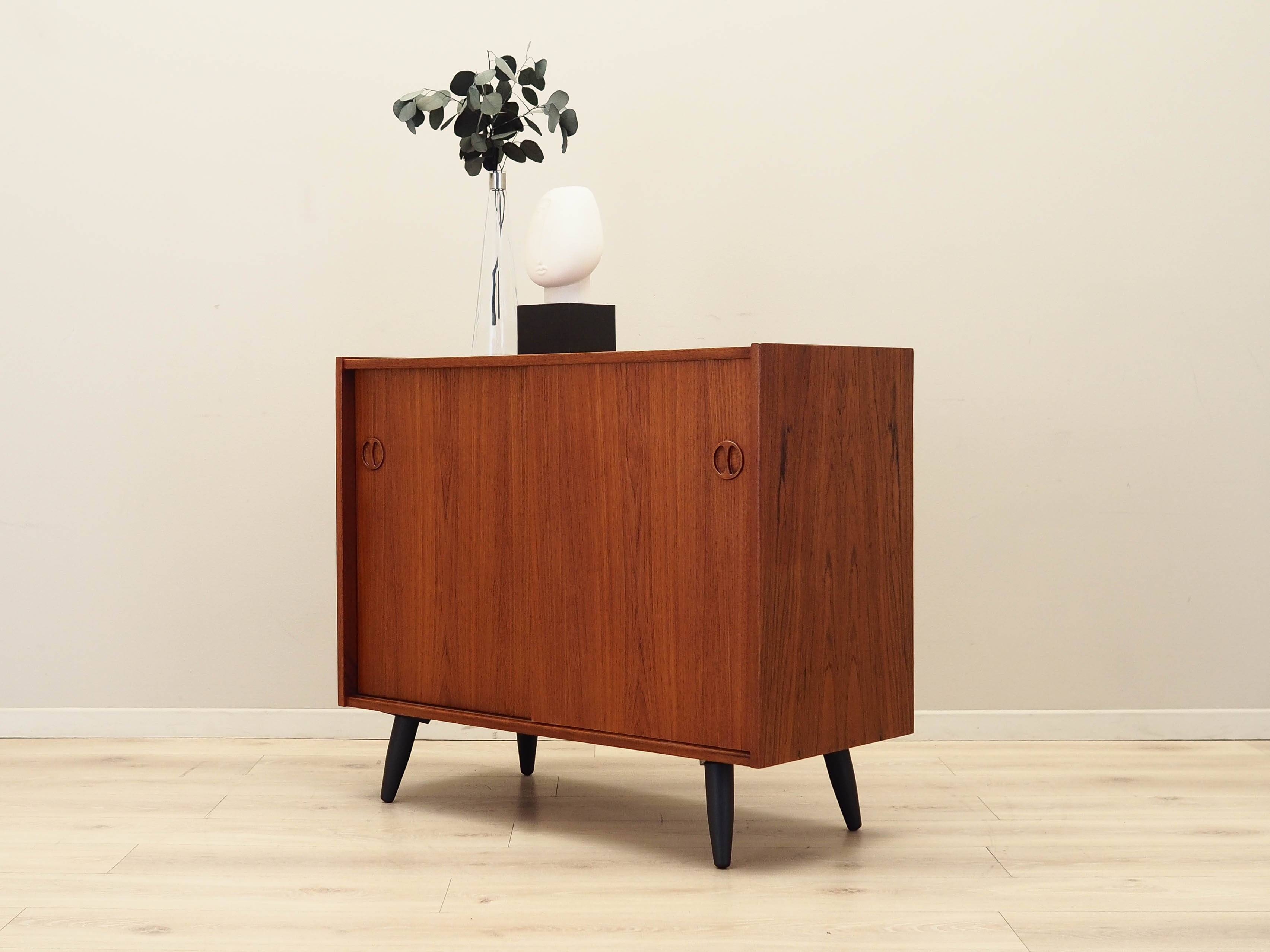 Teak cabinet, Danish design, 1970s, production: Denmark
