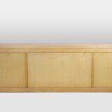 Enfilade à 4 portes en bois de bouleau. Années 1970.