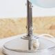 Lampe de chevet art deco/bauhaus clichy bleu