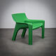 Pair of Vicario armchairs by Vico Magistretti for Artemide, Italy, 1970s.