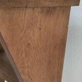 Shelf solid oak patinated years 50-60 years