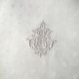 6 Large antique damask linen napkins Monogram AT